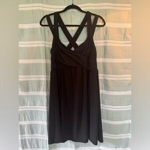 Torrid Black Strappy Babydoll Dress